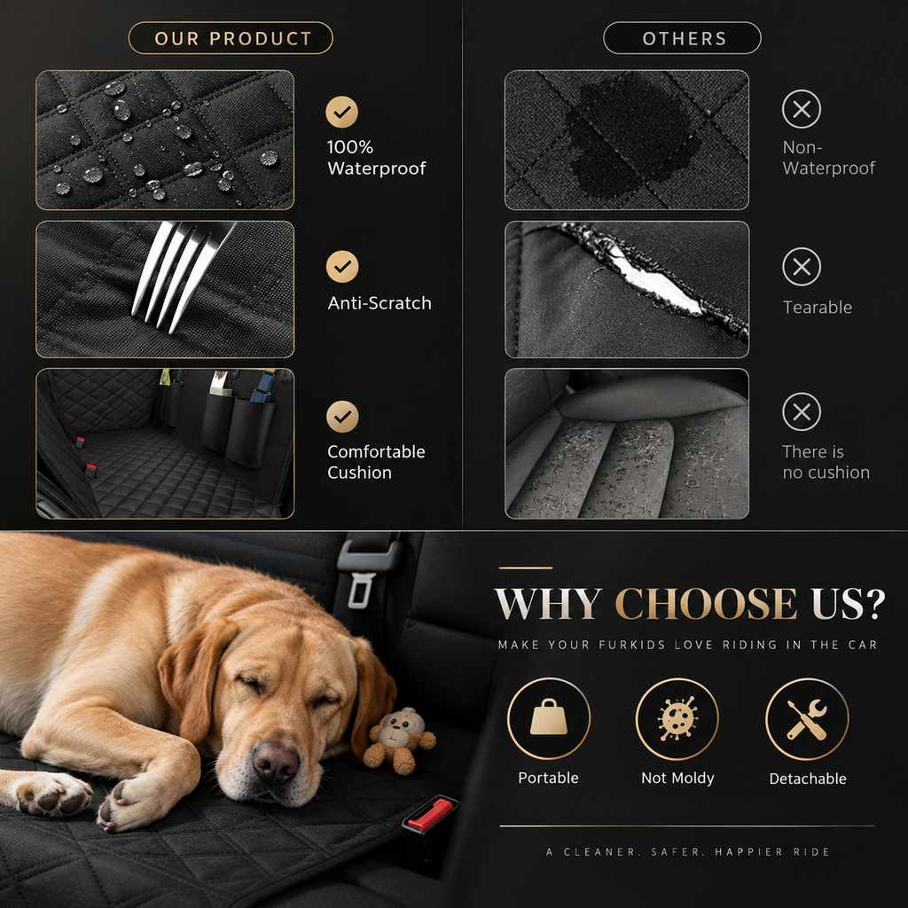 Hauler Co. 4-in-1 Dog Trail Seat Cover